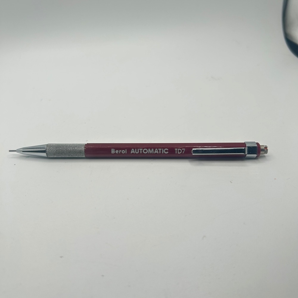 Berol TD7 Automatic Pencil & Cross Classic Century Pen Set Burgundy Excellent